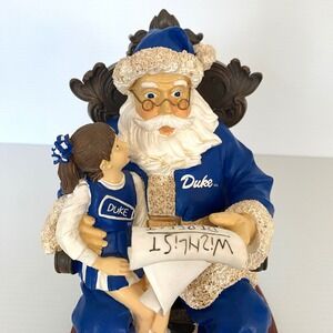 Duke Blue Devils Wishlist Santa Second in a Limited Series Collectible Figurine